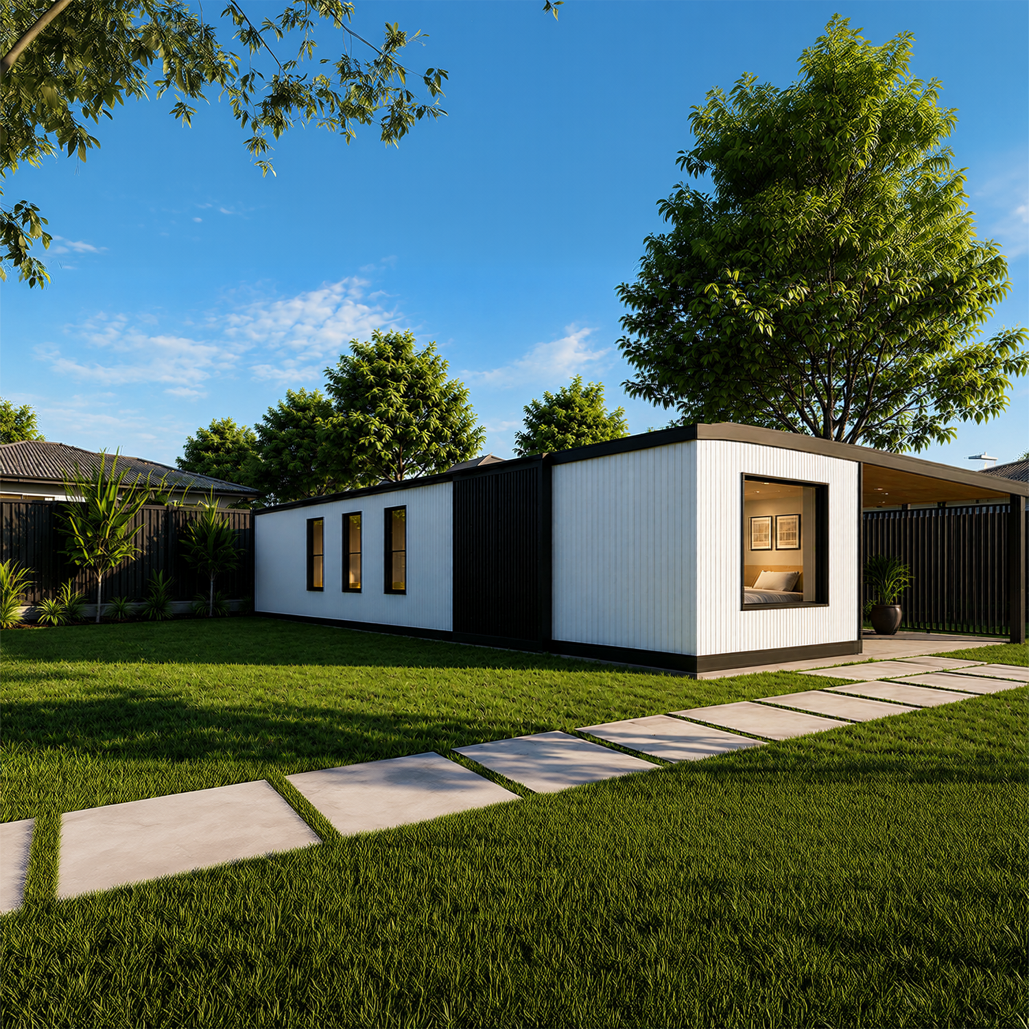 2 bedroom granny flat exterior view