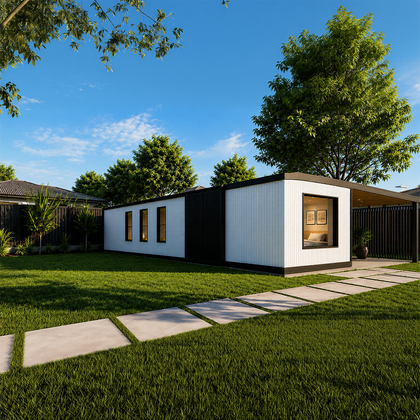2 bedroom granny flat exterior view