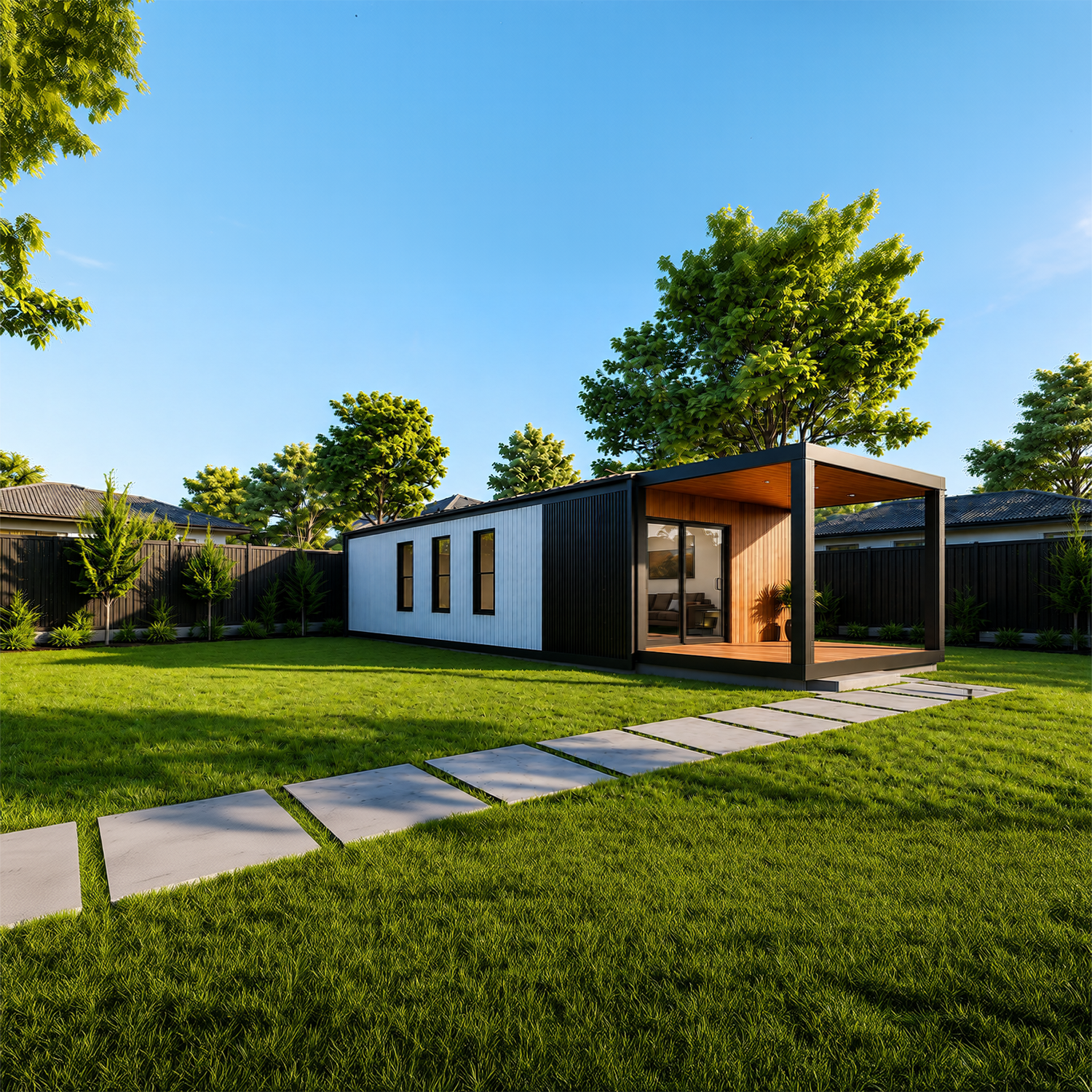 1 bedroom granny flat exterior view