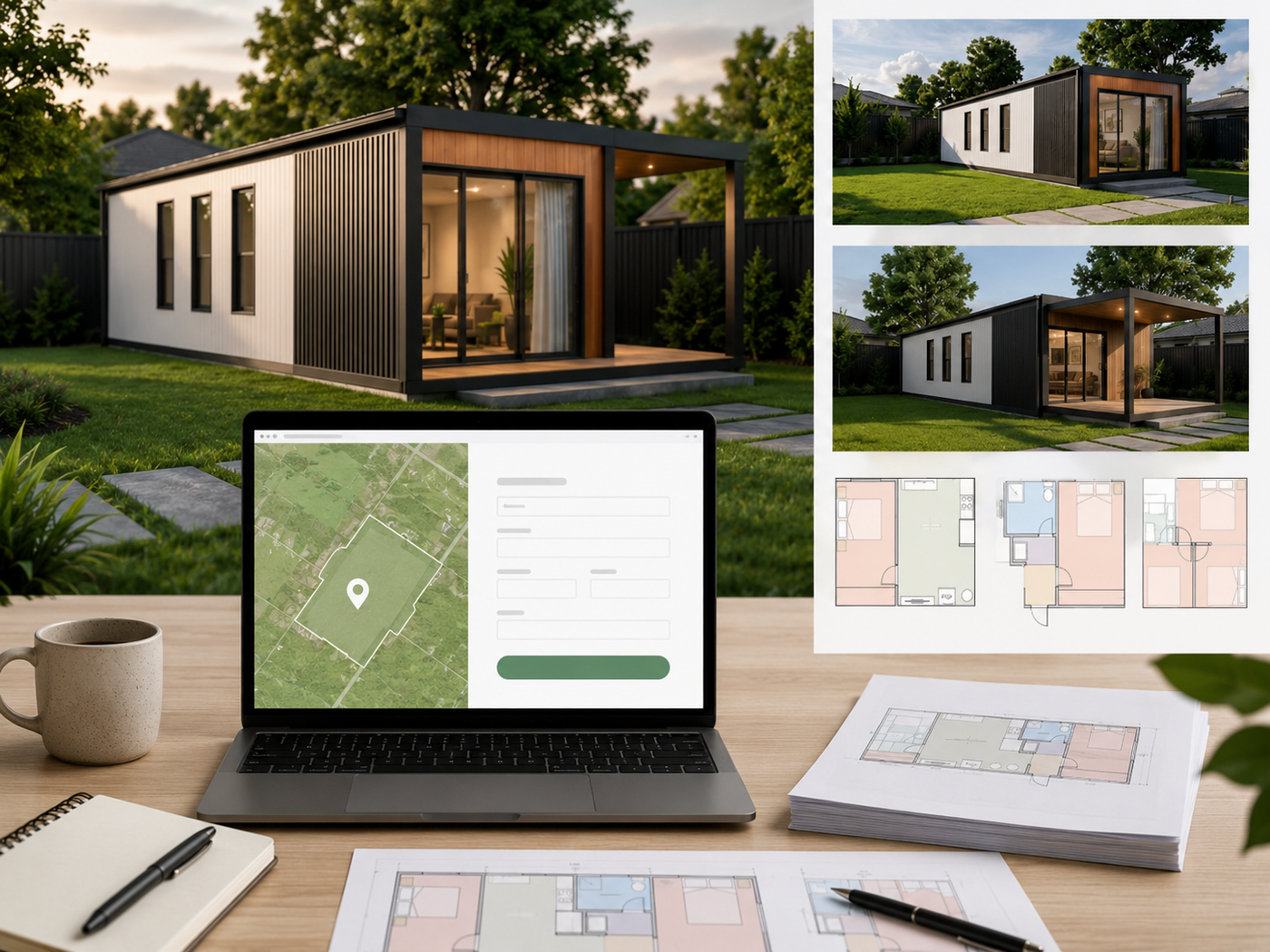 Granny flat cost estimate site check with plans and property details