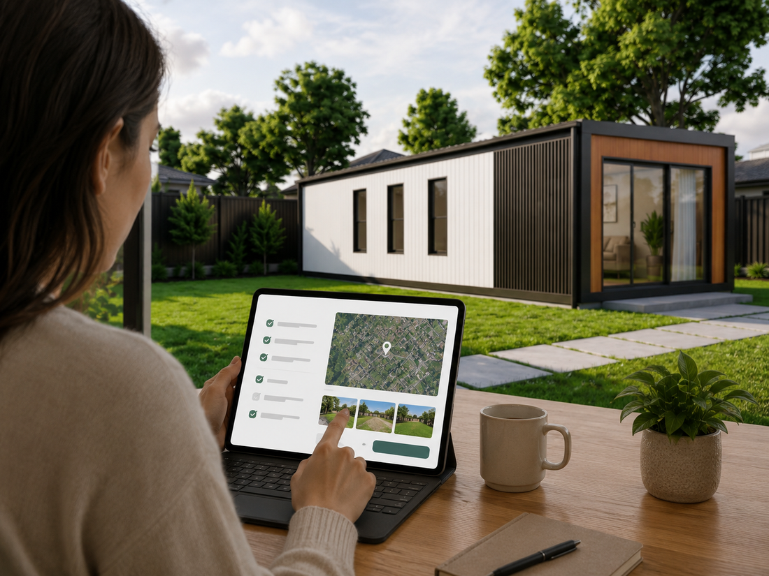 Free Land Check form with property report and approval checklist