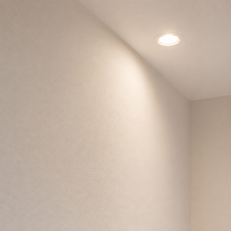 Bathroom tiles vanity walls and lighting finish options for a granny flat interior
