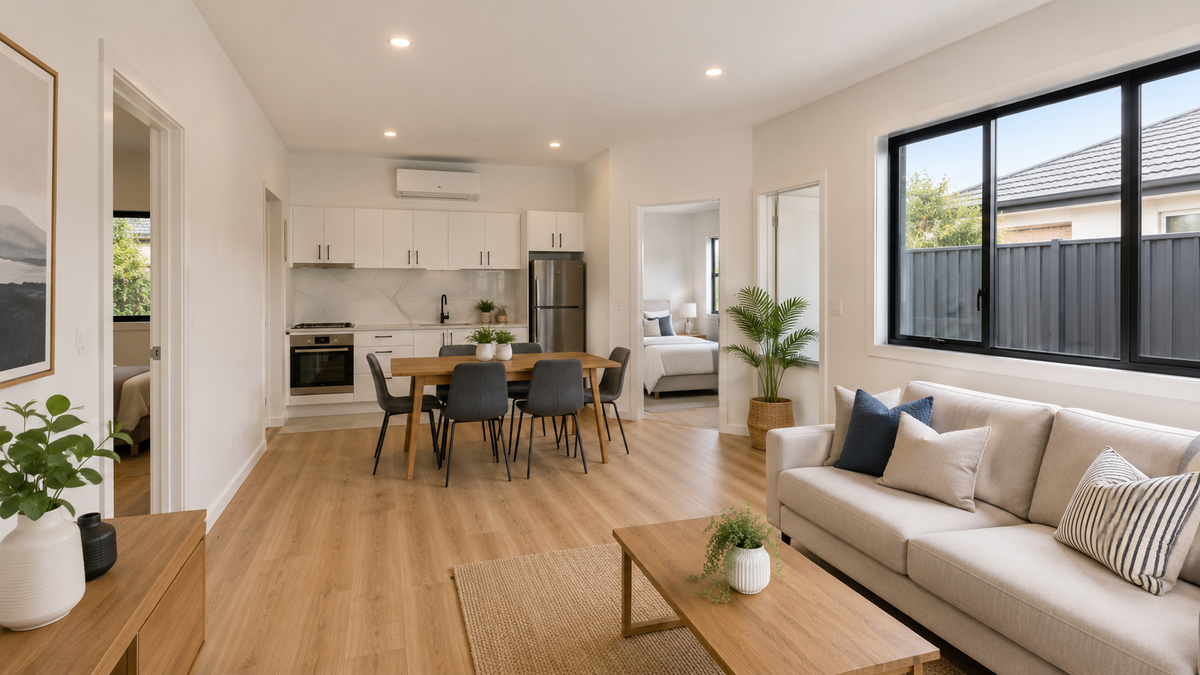 Custom granny flat interior finish preview