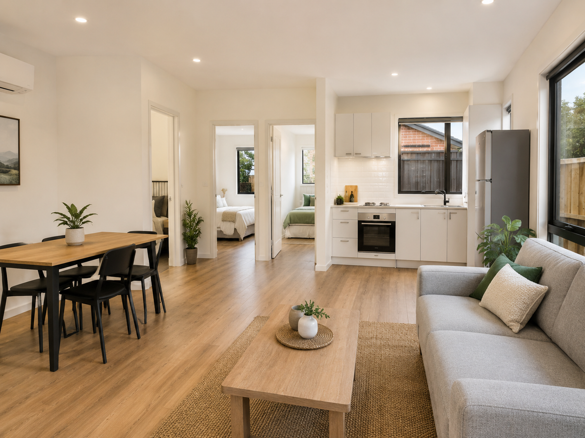Custom granny flat interior finish preview