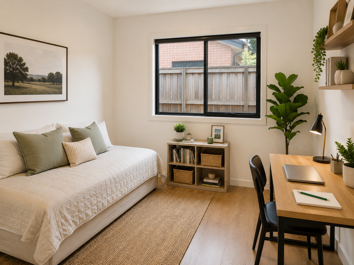 Custom granny flat interior finish preview