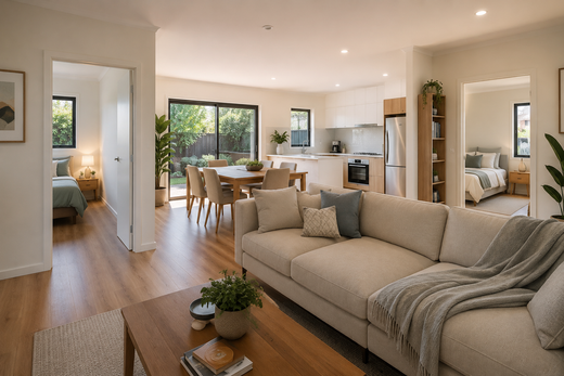 Teenagers or guests use case for a compact granny flat